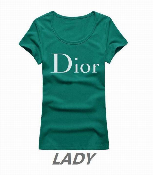 Dior short round collar T woman S-XL-036